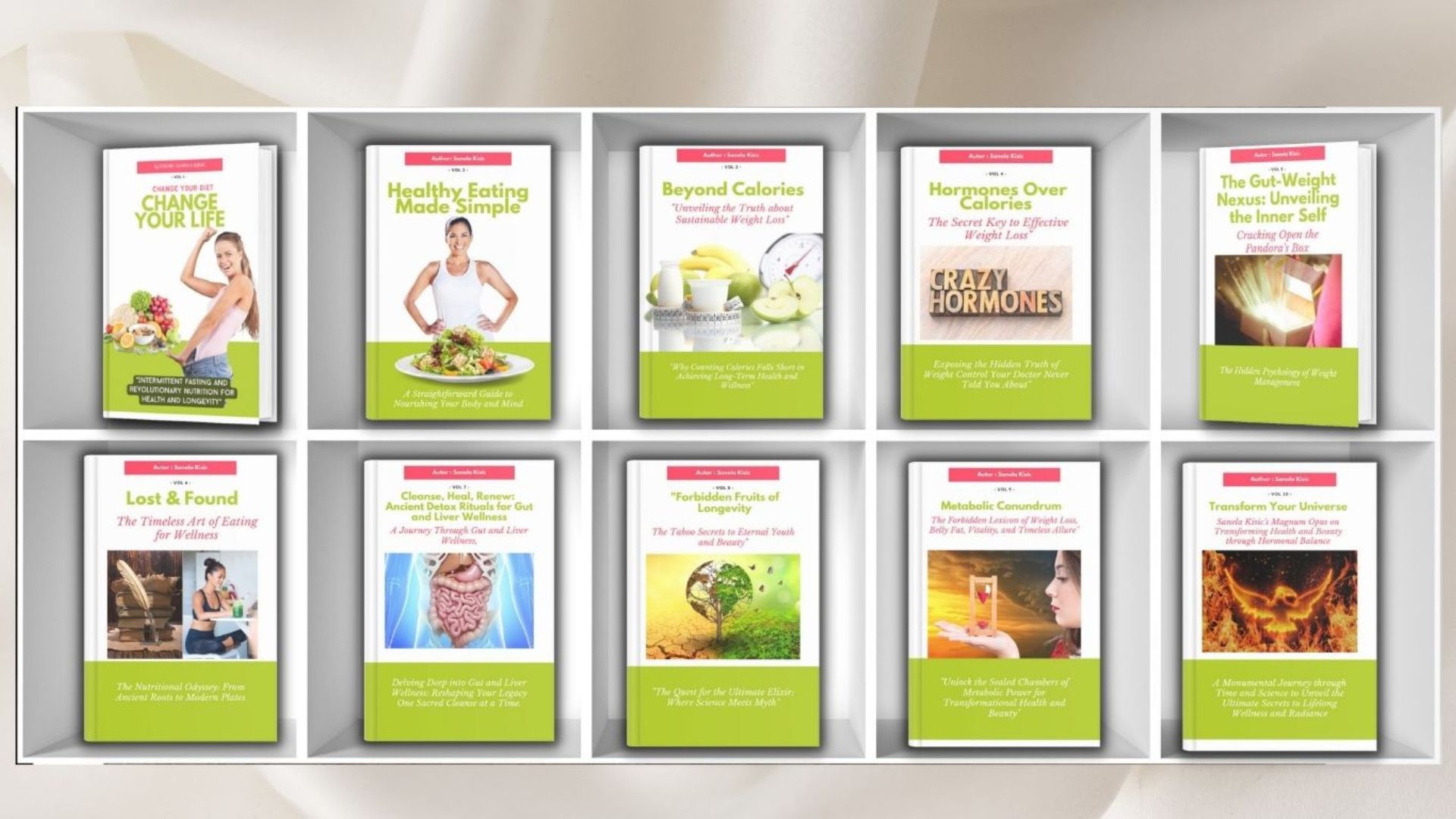 Bundle 10 EBooks by the Author Sanela Kisic